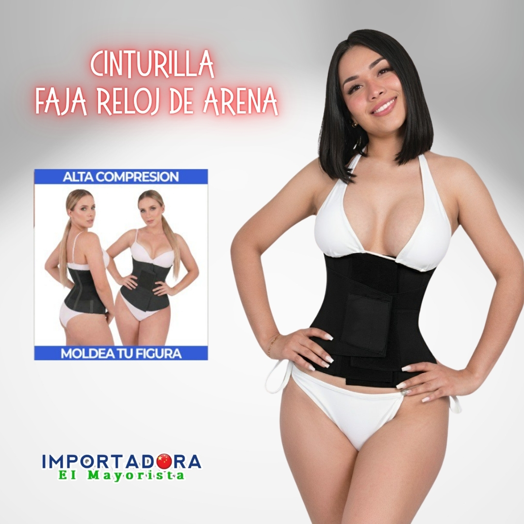 Miniatura 4 de Cinturilla faja reloj de arena - TALLA: S